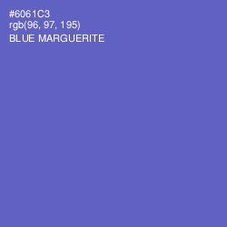 #6061C3 - Blue Marguerite Color Image