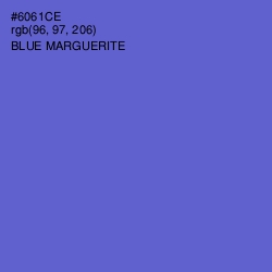 #6061CE - Blue Marguerite Color Image