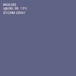 #606283 - Storm Gray Color Image