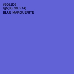 #6062D6 - Blue Marguerite Color Image