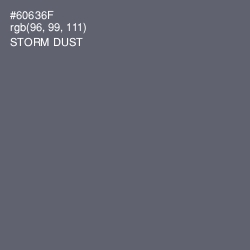 #60636F - Storm Dust Color Image