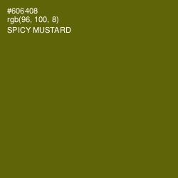 #606408 - Spicy Mustard Color Image