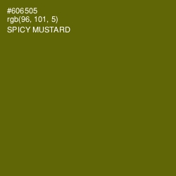 #606505 - Spicy Mustard Color Image