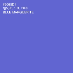 #6065D1 - Blue Marguerite Color Image