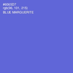 #6065D7 - Blue Marguerite Color Image