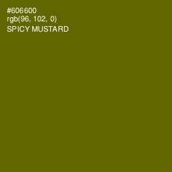 #606600 - Spicy Mustard Color Image