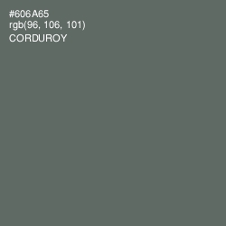 #606A65 - Corduroy Color Image