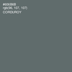 #606B6B - Corduroy Color Image