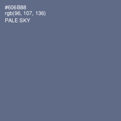 #606B88 - Pale Sky Color Image