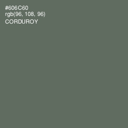 #606C60 - Corduroy Color Image
