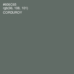 #606C65 - Corduroy Color Image