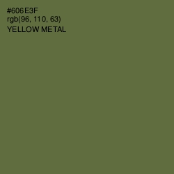 #606E3F - Yellow Metal Color Image