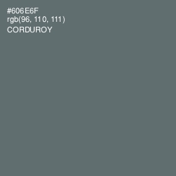 #606E6F - Corduroy Color Image