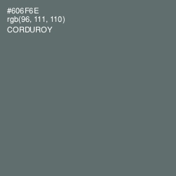 #606F6E - Corduroy Color Image
