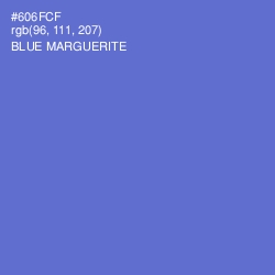 #606FCF - Blue Marguerite Color Image