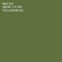 #60713F - Yellow Metal Color Image