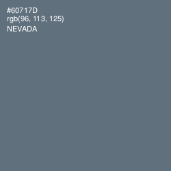 #60717D - Nevada Color Image