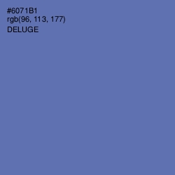 #6071B1 - Deluge Color Image