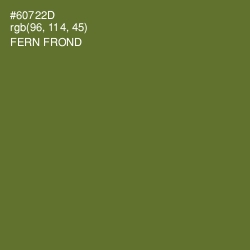 #60722D - Fern Frond Color Image