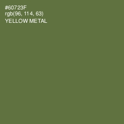 #60723F - Yellow Metal Color Image