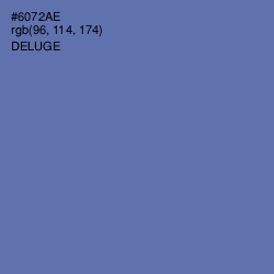 #6072AE - Deluge Color Image