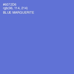 #6072D6 - Blue Marguerite Color Image