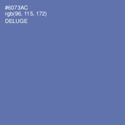#6073AC - Deluge Color Image