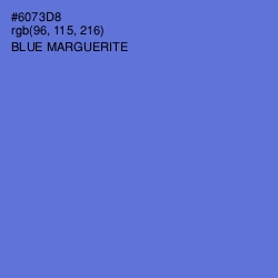 #6073D8 - Blue Marguerite Color Image