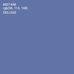 #6074A8 - Deluge Color Image