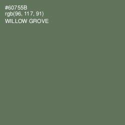 #60755B - Willow Grove Color Image