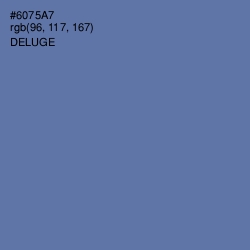 #6075A7 - Deluge Color Image