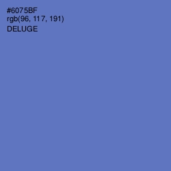 #6075BF - Deluge Color Image