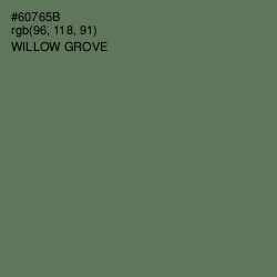 #60765B - Willow Grove Color Image