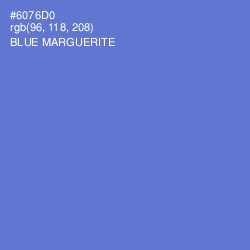 #6076D0 - Blue Marguerite Color Image