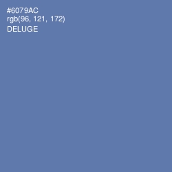 #6079AC - Deluge Color Image