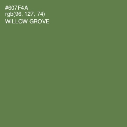 #607F4A - Willow Grove Color Image