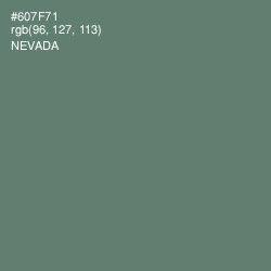 #607F71 - Nevada Color Image
