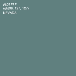#607F7F - Nevada Color Image