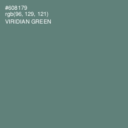 #608179 - Viridian Green Color Image