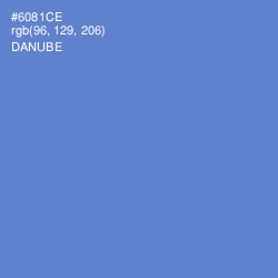 #6081CE - Danube Color Image