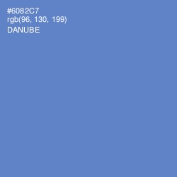 #6082C7 - Danube Color Image