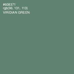 #608371 - Viridian Green Color Image