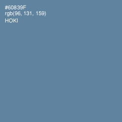 #60839F - Hoki Color Image