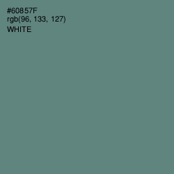 #60857F - Viridian Green Color Image