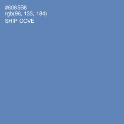 #6085B8 - Ship Cove Color Image