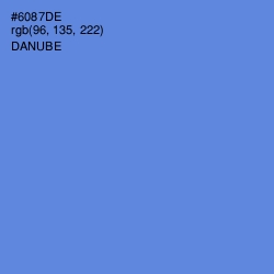 #6087DE - Danube Color Image