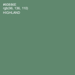 #60886E - Highland Color Image
