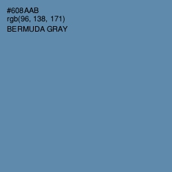 #608AAB - Bermuda Gray Color Image