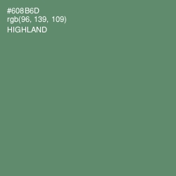 #608B6D - Highland Color Image