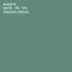 #608B7B - Viridian Green Color Image